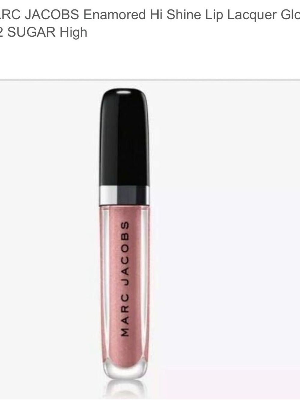 Marc Jacobs Mini Lip Gloss in Shimmery Rose Pink